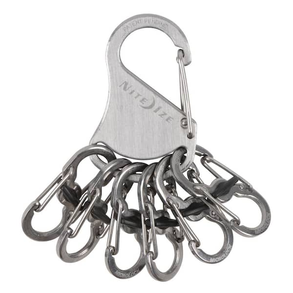 Nite Ize Key Holder with Locking Carabiners KLK-11-R3 - The Home Depot