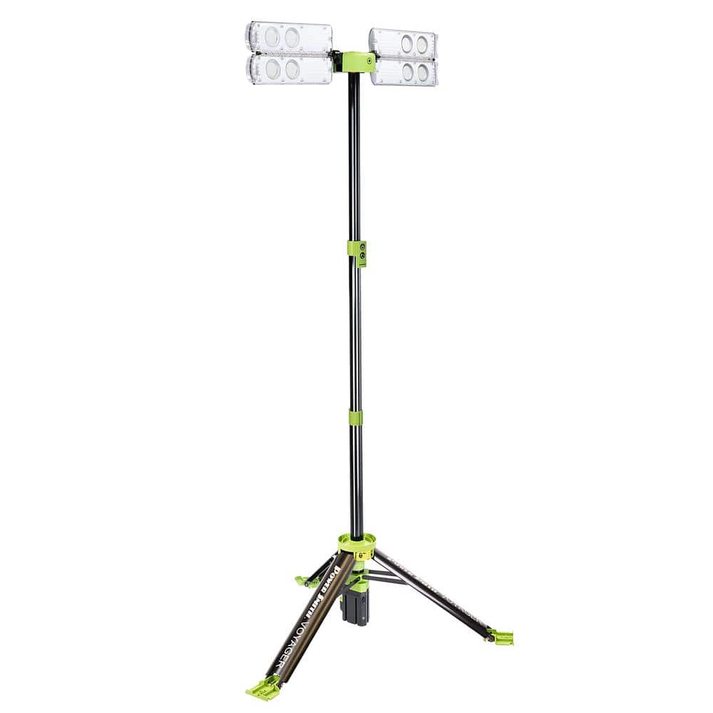 PowerSmith Voyager 8000 Lumen Collapsible Cordless Tripod LED Work