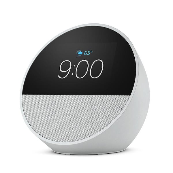 Amazon Echo Spot (2024 Release) Smart Alarm Clock with Vibrant