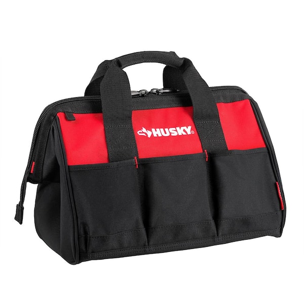 Husky 15 in. 8 Pocket Zippered Tool Bag HD60015-TH - The Home Depot