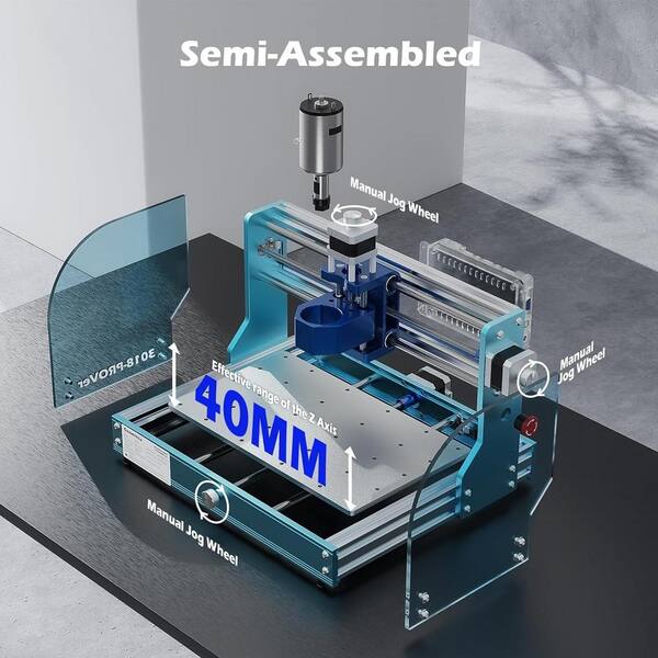 SainSmart Genmitsu 3018-PROVer V2 CNC Milling Machine, Desktop CNC