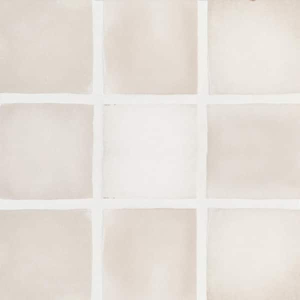 Jeffrey Court Beige Zellige 4 in. x 4 in. Subway Matte Ceramic