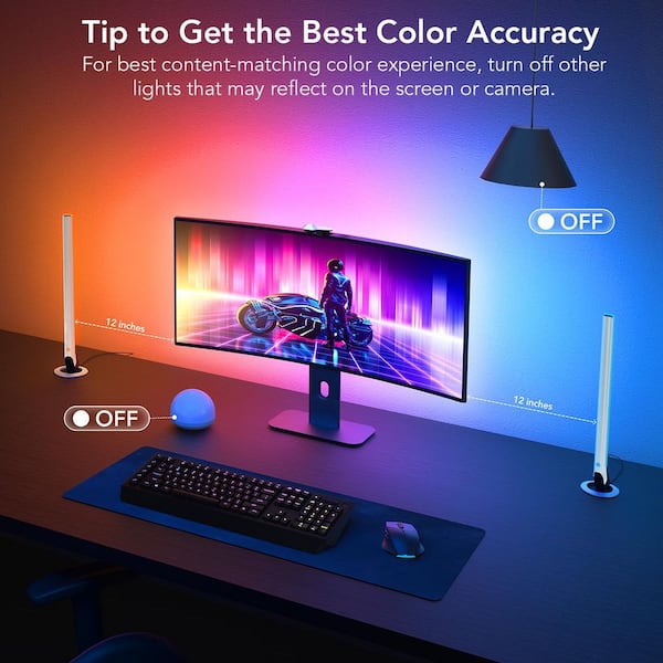 Govee DreamView G1 Pro RGBIC Smart Gaming Kit Integrated LED Strip