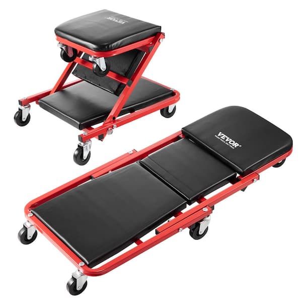 Big Red 250 lbs. 14.4 in. L Rolling Mechanic Creeper Seat with