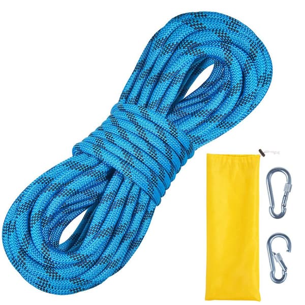 SKYSHALO Static Climbing Rope, 32 ft. Outdoor Rock Climbing Rope