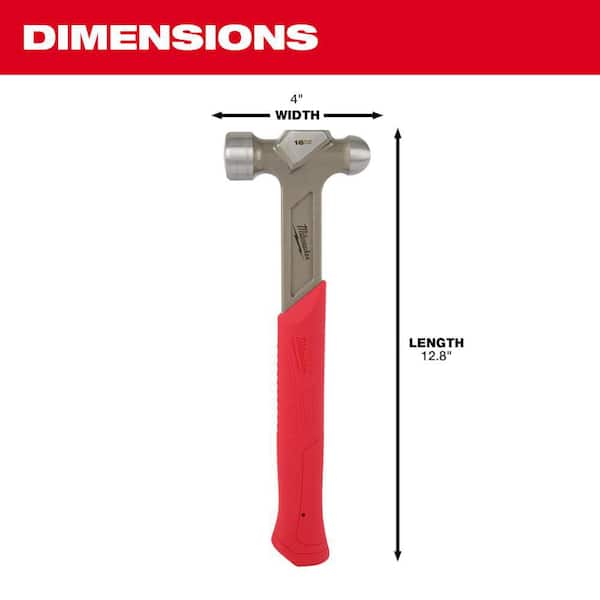 Milwaukee Ball Peen Hammer Set (2-Piece) 48-22-9130-48-22-9131