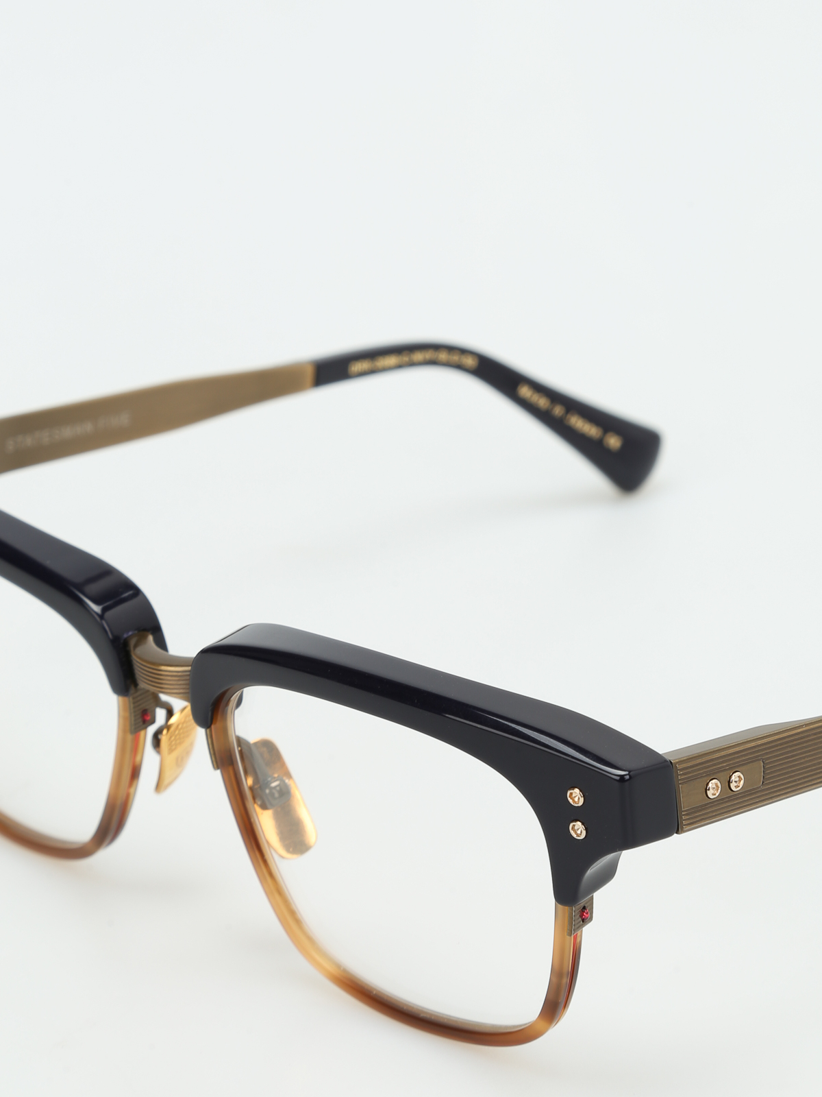 Dita Statesman Five optical glasses - Dark Blue|DRX2089CNVYGLD