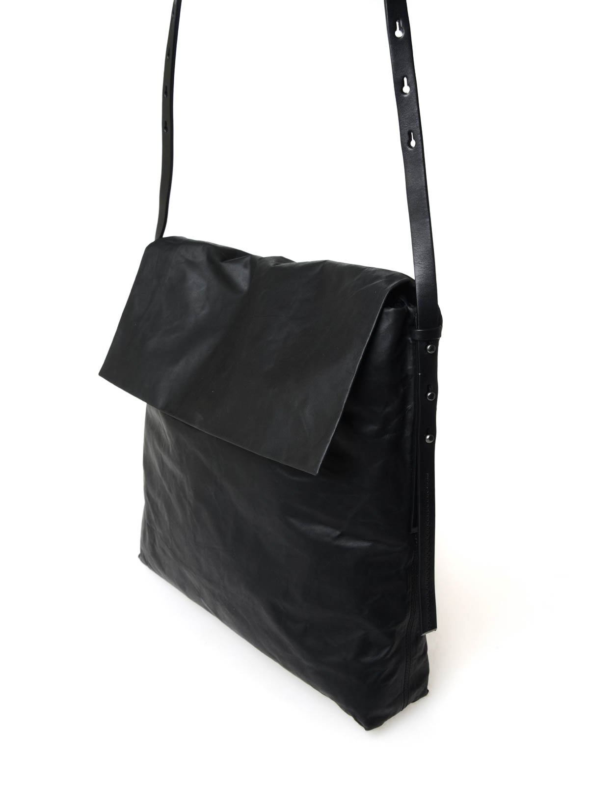 Rick Owens Leather shoulder bag - Black - Women|RA16S0658LNN09