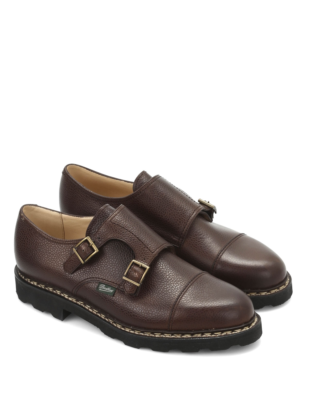 Paraboot William Marche II monk-straps|981435NOIRE–GREBENE