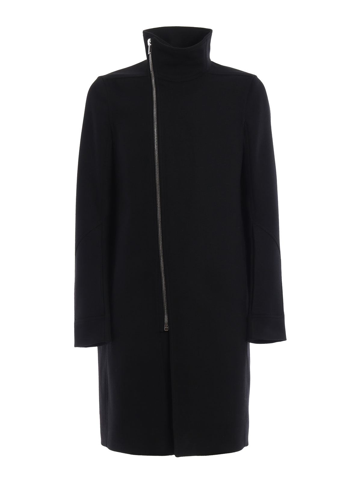 Rick Owens Tubeway wool blend coat - Black - Men|RU17F8992SHM09