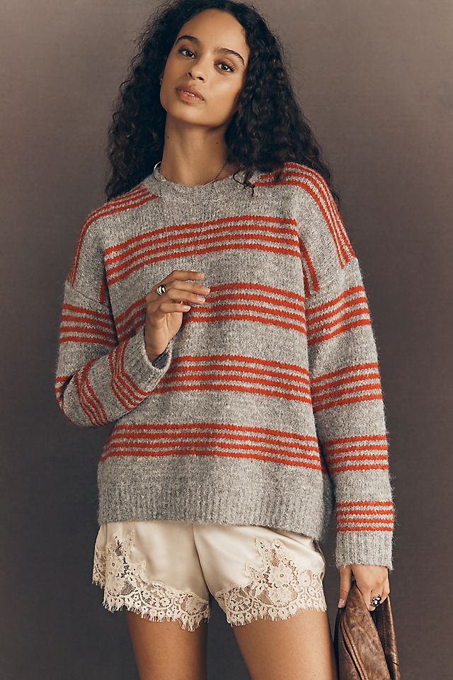Lisa Says Gah Bronte Crew-Neck Sweater | Anthropologie