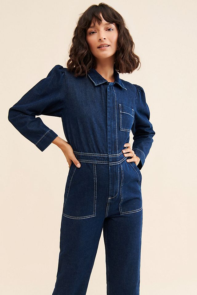 Seventy Mochi Lorna Denim Jumpsuit | Anthropologie