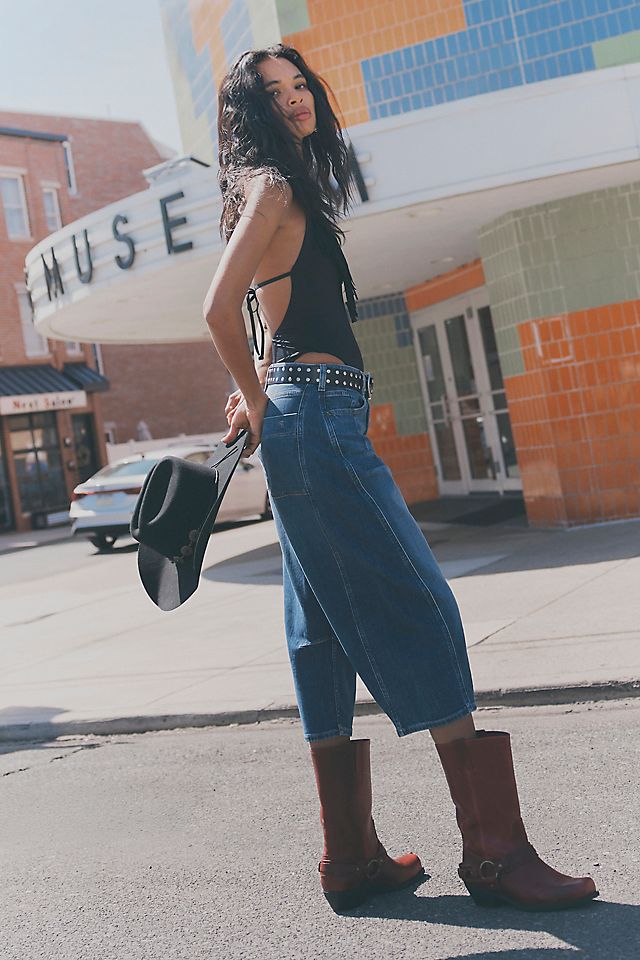 Jeffrey Campbell Waylon Square-Toe Western Boots | Anthropologie