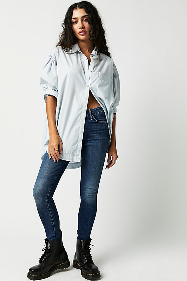 MOTHER The Looker Ankle Fray Jean | Free People