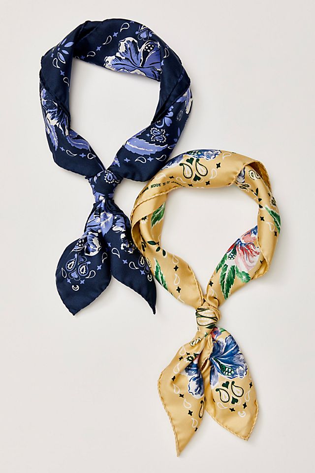 Call It By Your Name Silk Scarf | Free People