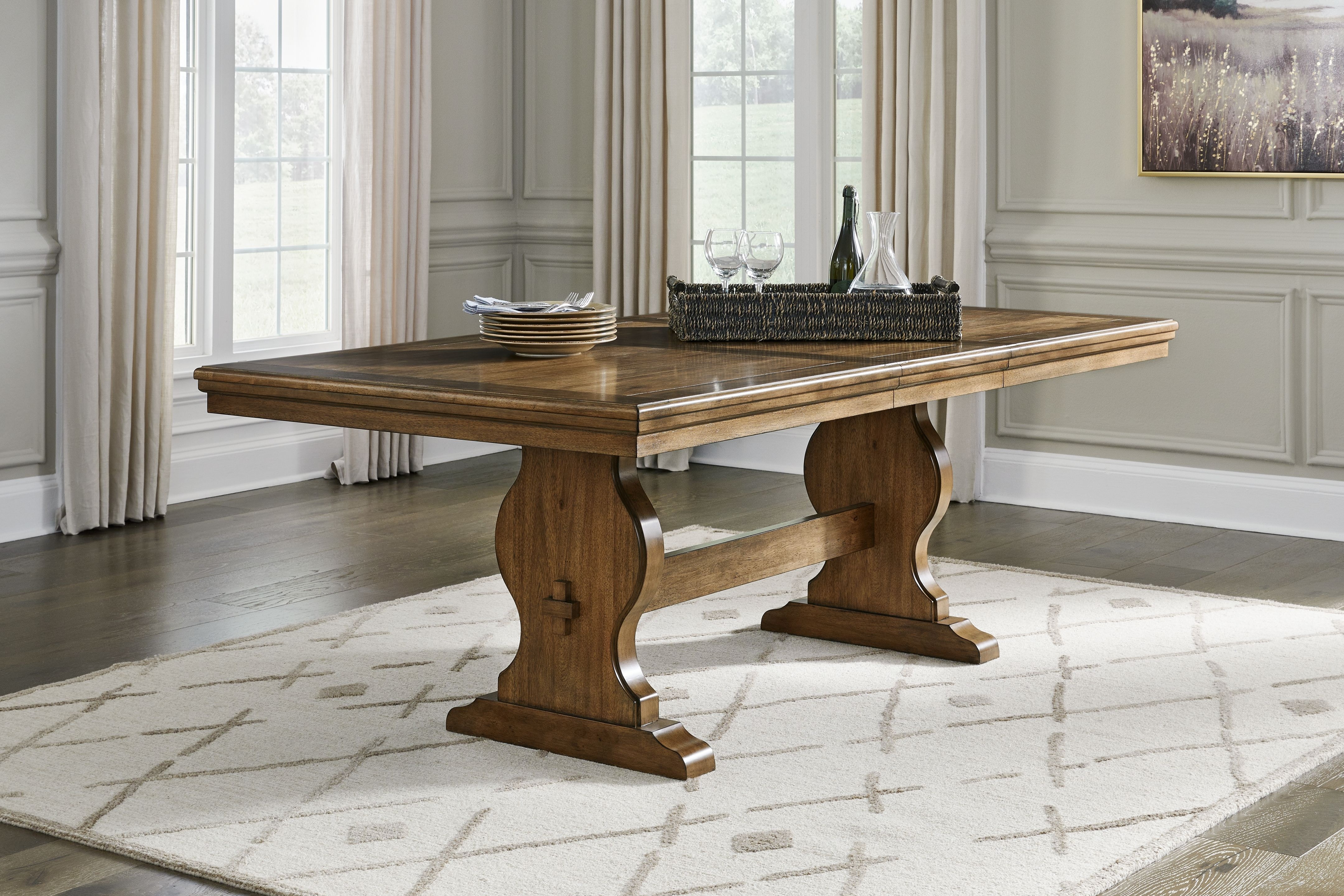 Ashley Sturlayne Rectangular Dining Room Extension Table D787-35