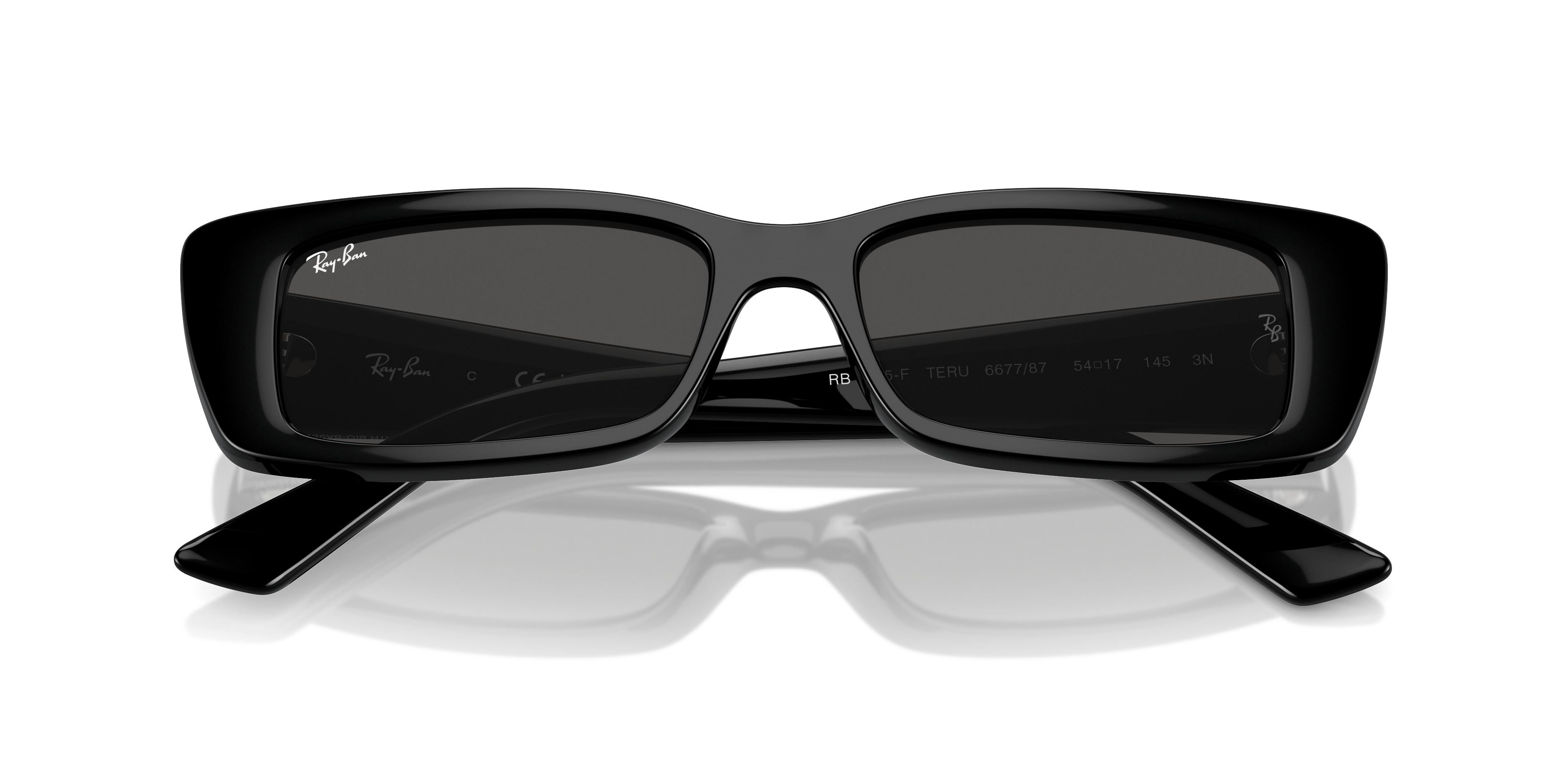 TERU BIO-BASED Sunglasses in Black and Dark Grey - RB4425F | Ray