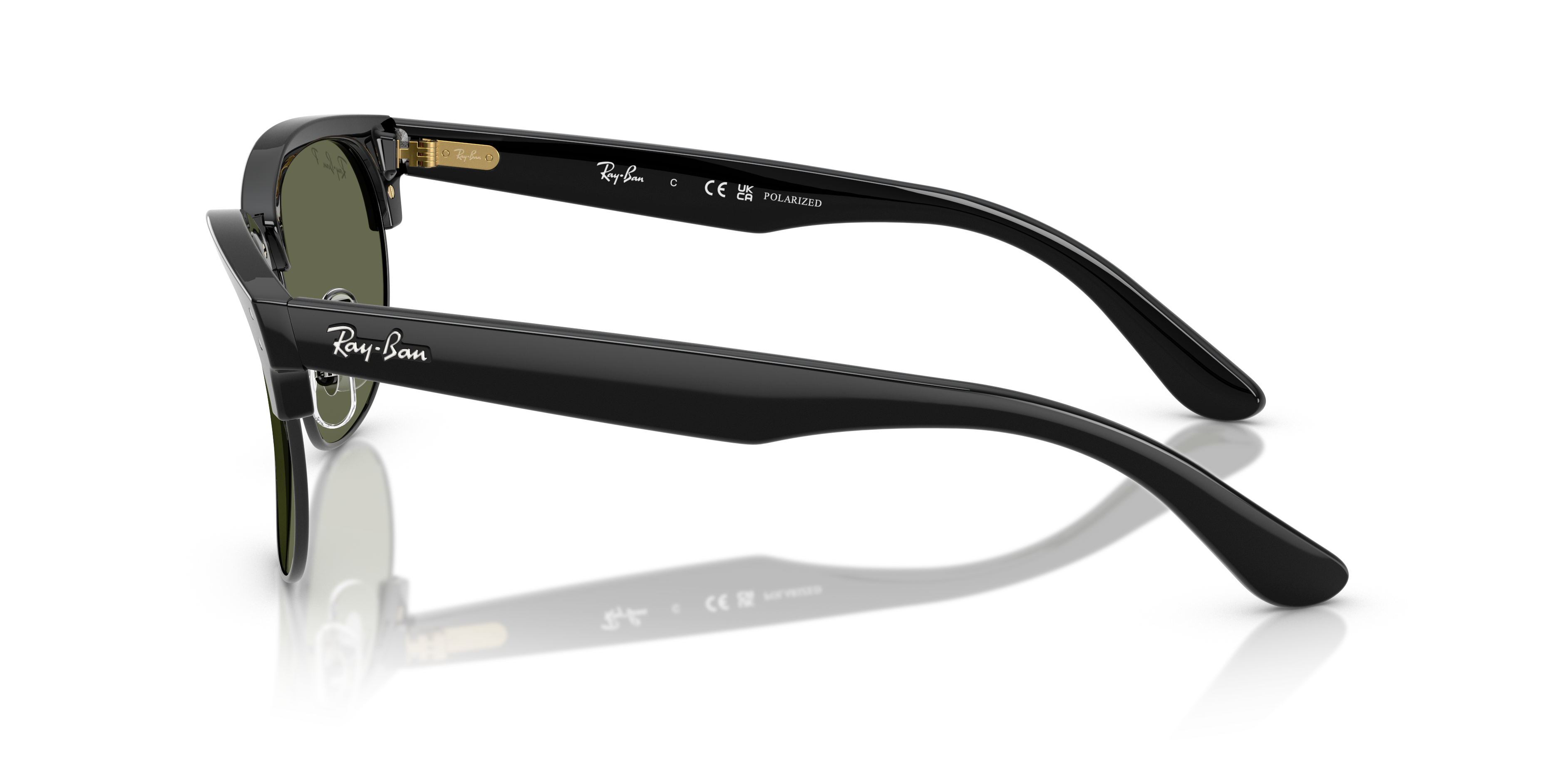 CLUBMASTER REVERSE Sunglasses in Black On Black and Polar Dark
