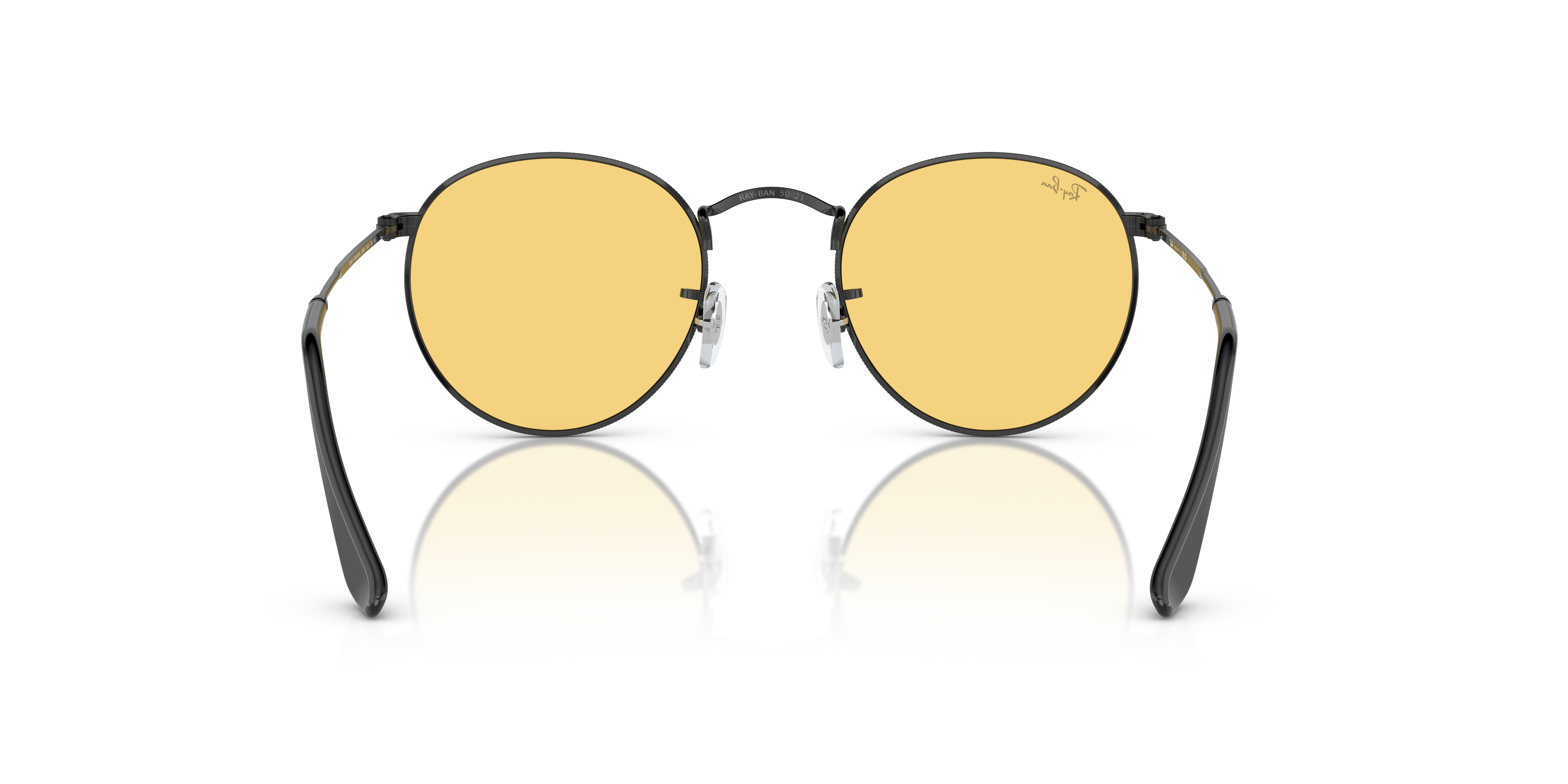 レイバン公式ストア】 Ray-Ban® ROUND METAL サングラス | ブラック X