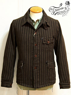 SUGAR CANE × Mister Freedom SC12377/SC12378 10oz. COVERT STRIPE
