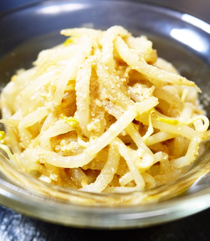 レンジ4分簡単副菜！もやしの胡麻甘酢和え by ほっこり～の
