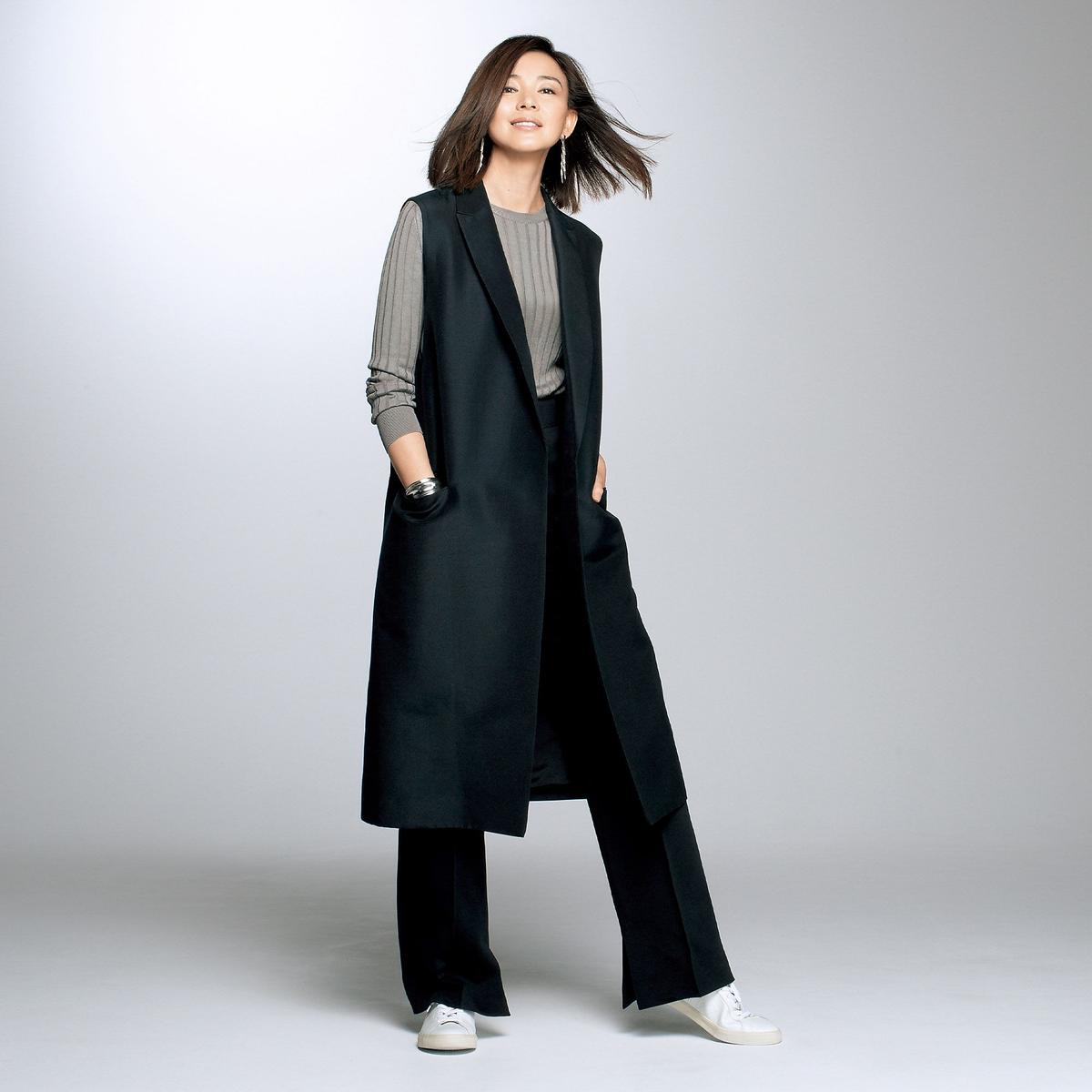 着るだけでこなれ感を叶える「HAVEL studio」のジレ&パンツ｜Web eclat