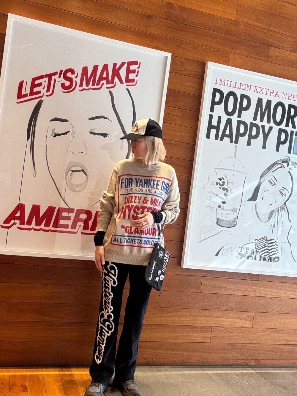 TYPE LOGO柄ジャカード チビTシャツ|HYSTERIC GLAMOUR WOMEN