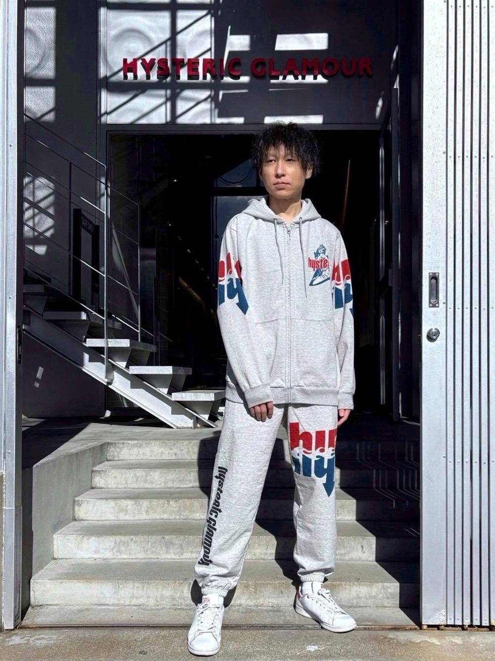 HYS FLARE LOGO スウェットパンツ|HYSTERIC GLAMOUR MEN | HYSTERIC