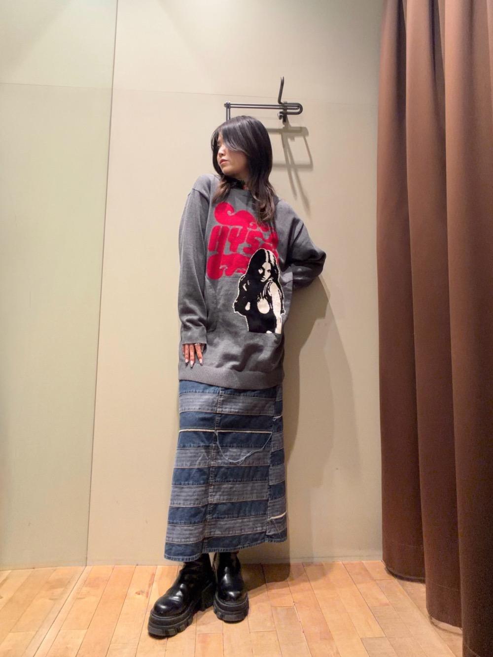 ROCK HAPPENING柄 コンパクトシャツ|HYSTERIC GLAMOUR WOMEN