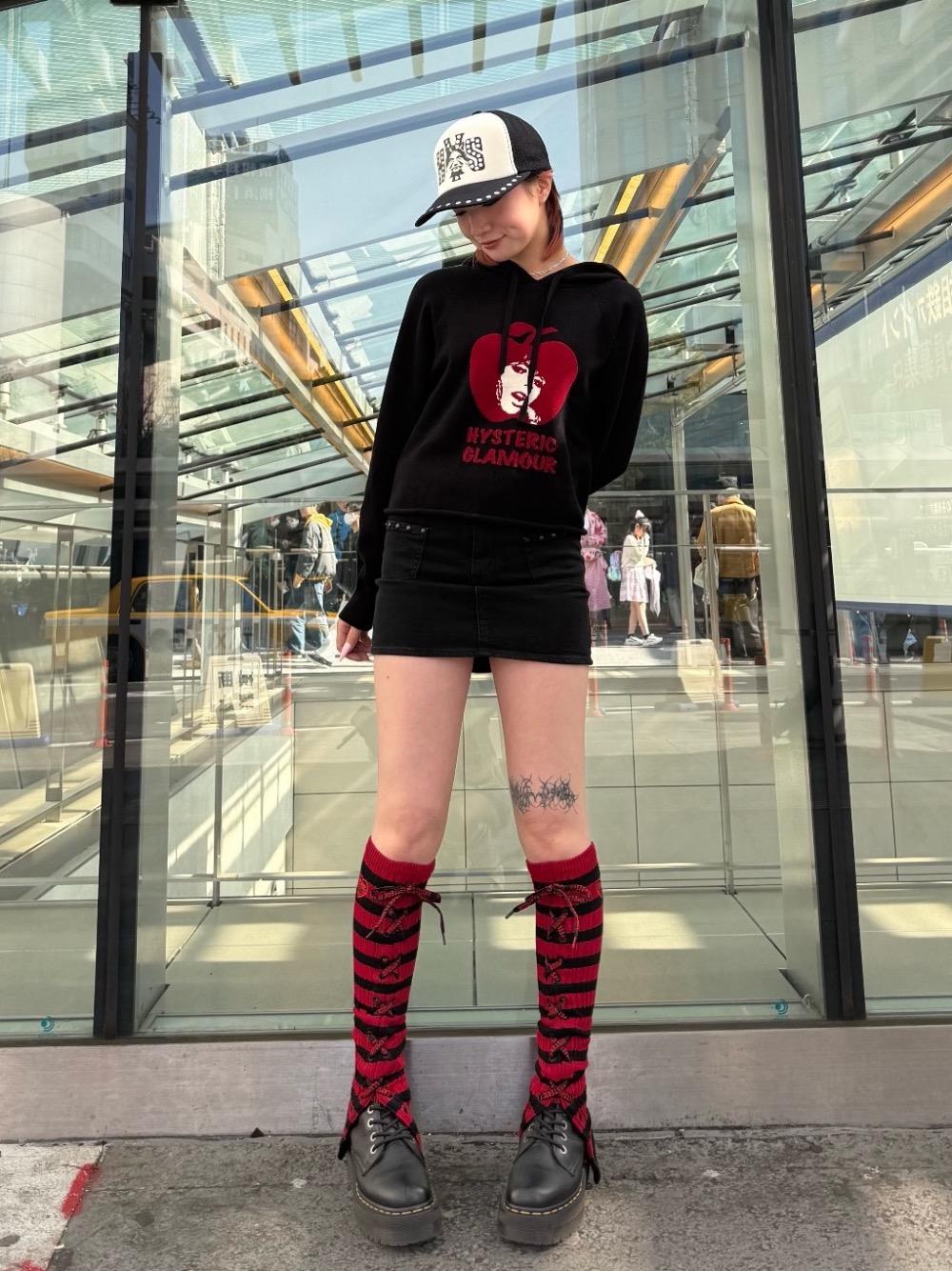 SEE NO EVIL スタッズメッシュキャップ|HYSTERIC GLAMOUR WOMEN