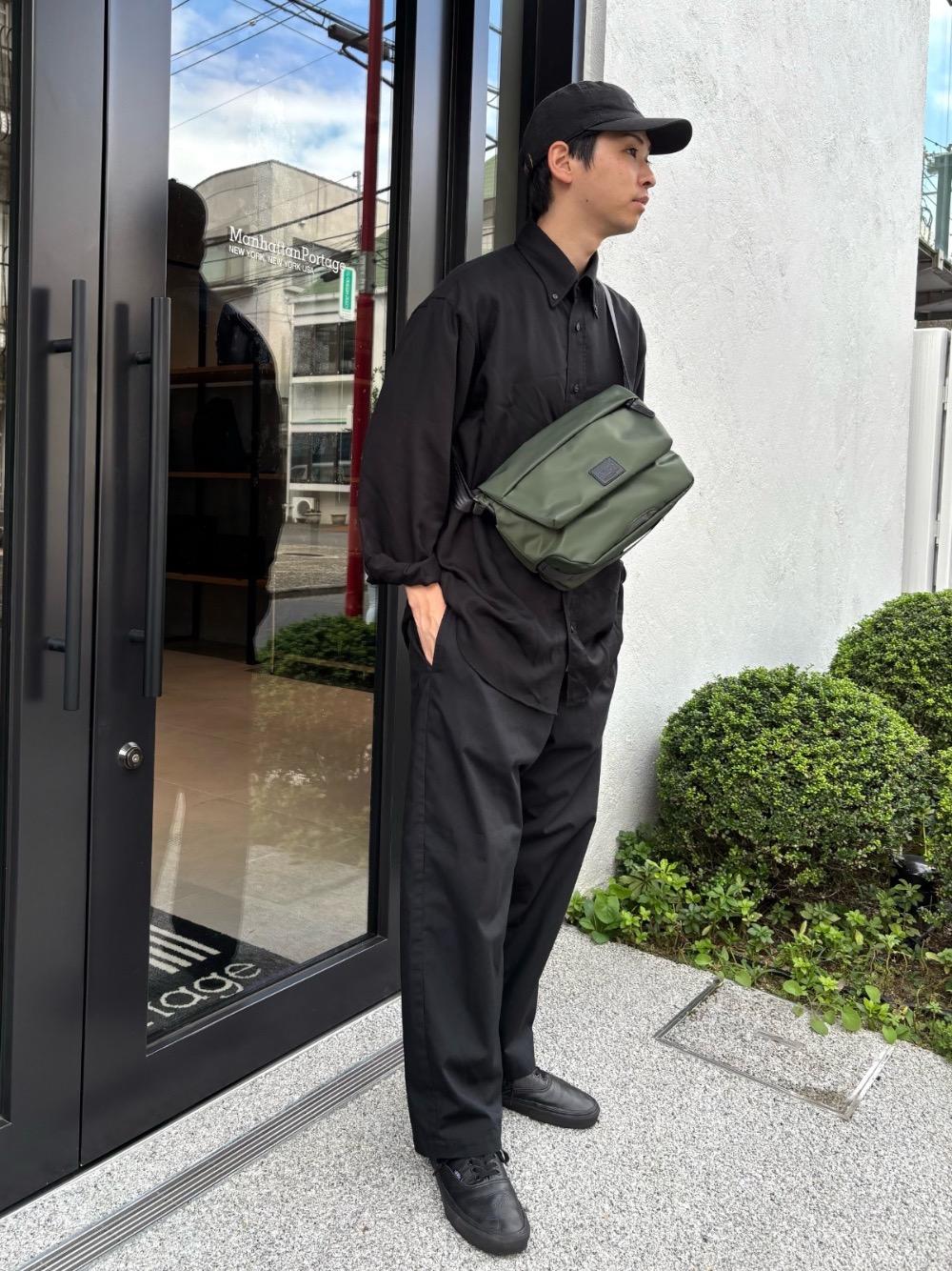 TWILL MESEROLE MESSENGER BAG | ohno | Manhattan Portage BLACK