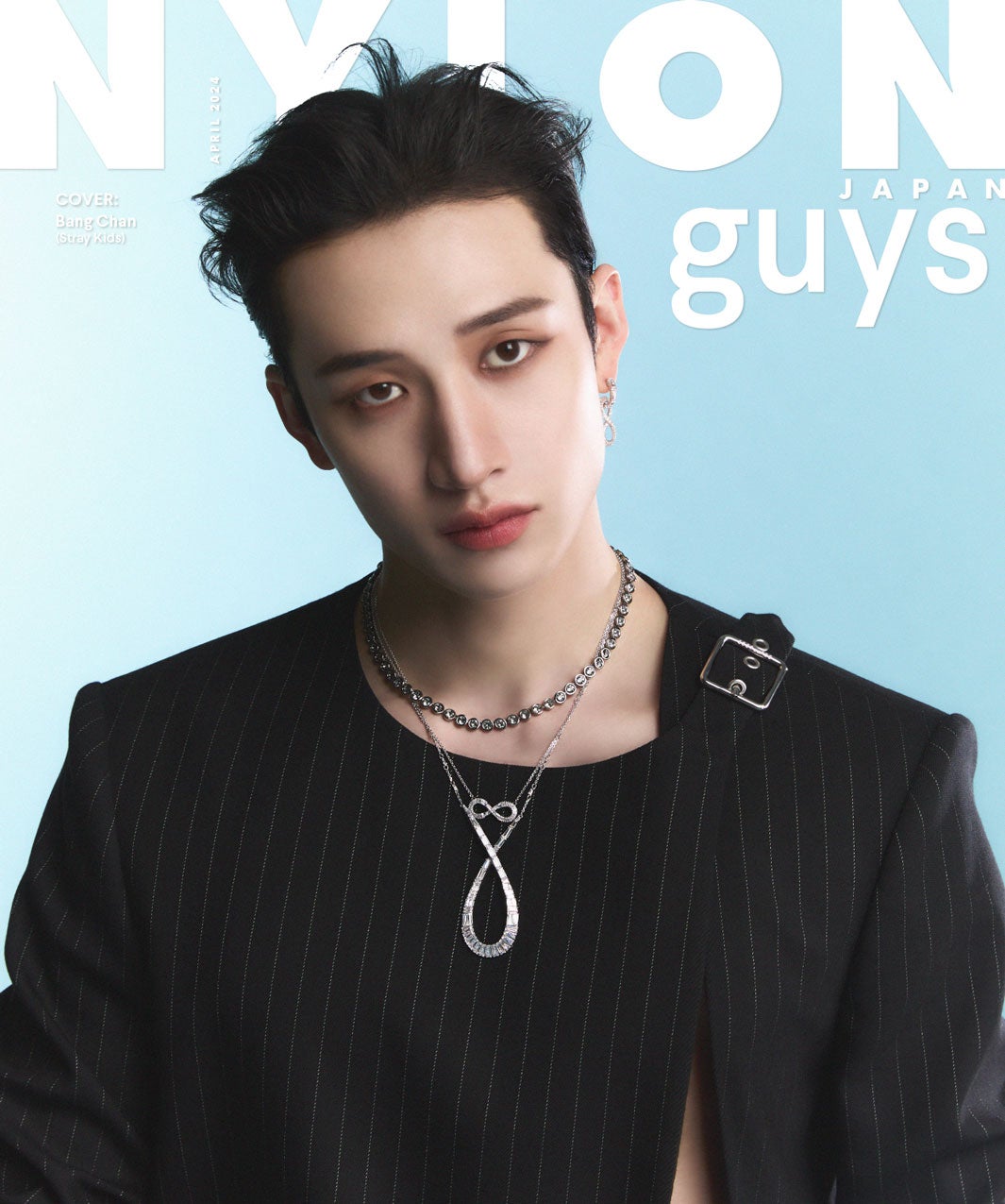 Stray Kidsバンチャン、日本初ソロカバー ジュエリー輝く「NYLON JAPAN