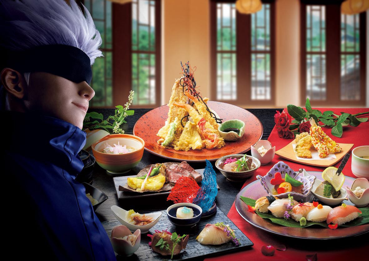 USJ「呪術廻戦」レストラン「都立呪術高専食堂」五条悟のリアルな