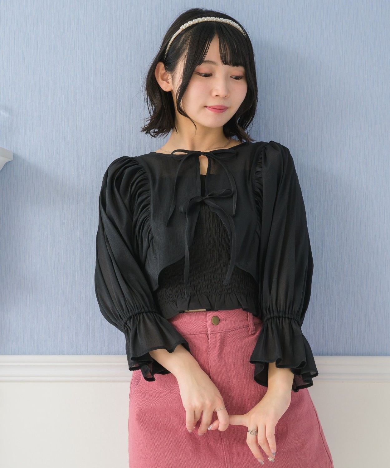 リボンボレロSET|ems excite | RETRO GIRL ONLINE STORE レトロガール