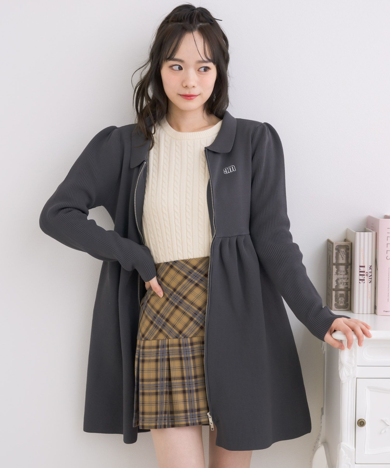 WZIPニットワンピース|ems excite | RETRO GIRL ONLINE STORE レトロ