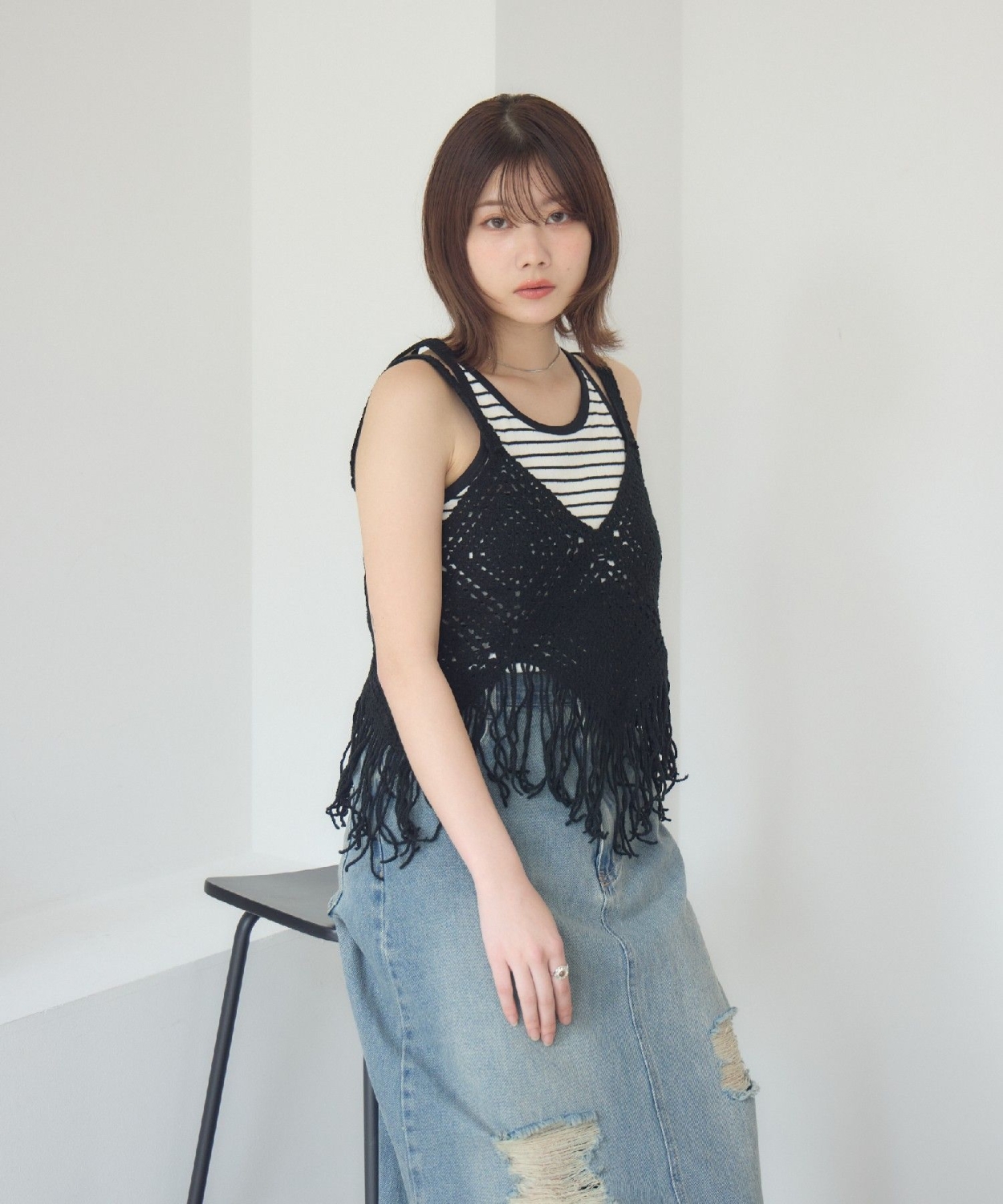 フリンジNTキャミ|RETRO GIRL | RETRO GIRL ONLINE STORE レトロガール