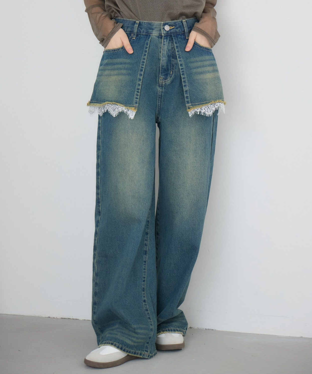 スカートドッキングデニムPT|RETRO GIRL | RETRO GIRL ONLINE STORE
