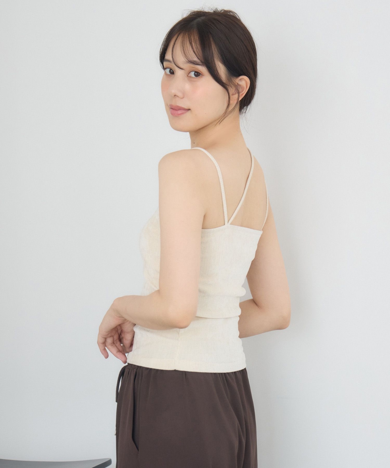 ラメベロアカップ付キャミ|RETRO GIRL | RETRO GIRL ONLINE STORE