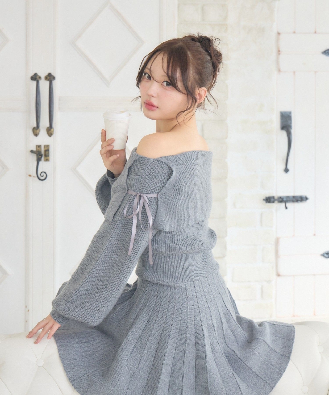 オフショルリボンNTOP|ems excite | RETRO GIRL ONLINE STORE レトロ