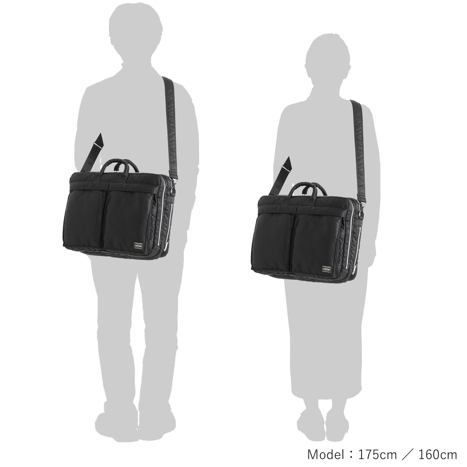 TANKER(タンカー) 2WAY DOCUMENT BAG W zip | 吉田カバンホームページ