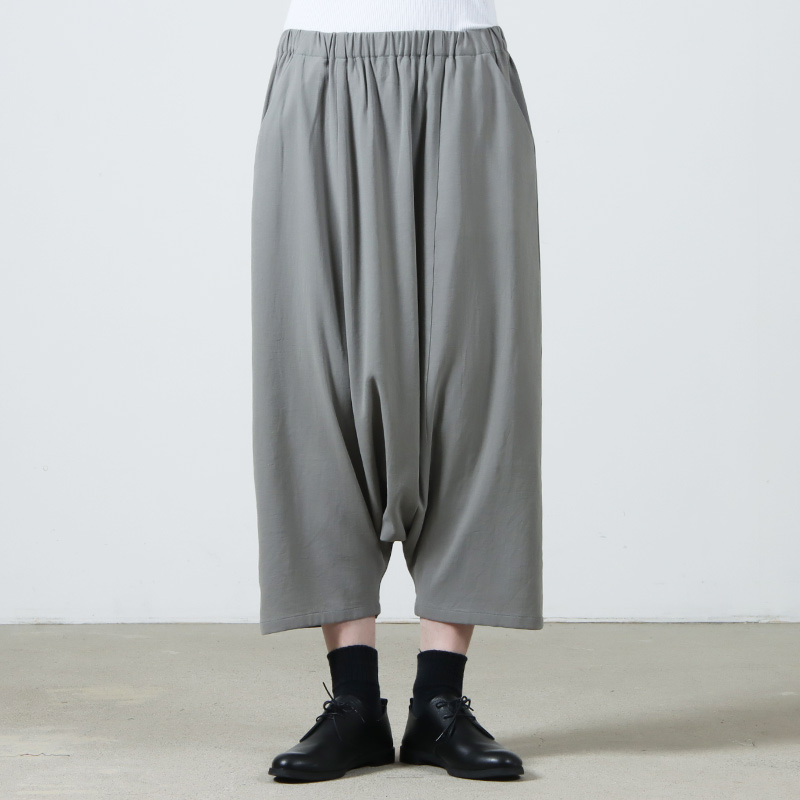 evameva (エヴァムエヴァ) cotton sarrouel pants / コットンサルエル