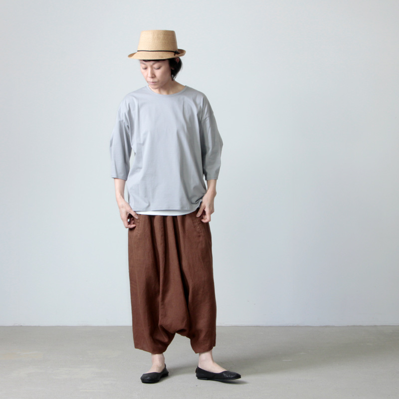 FACTORY (ファクトリー) フランスリネンサルエルパンツ