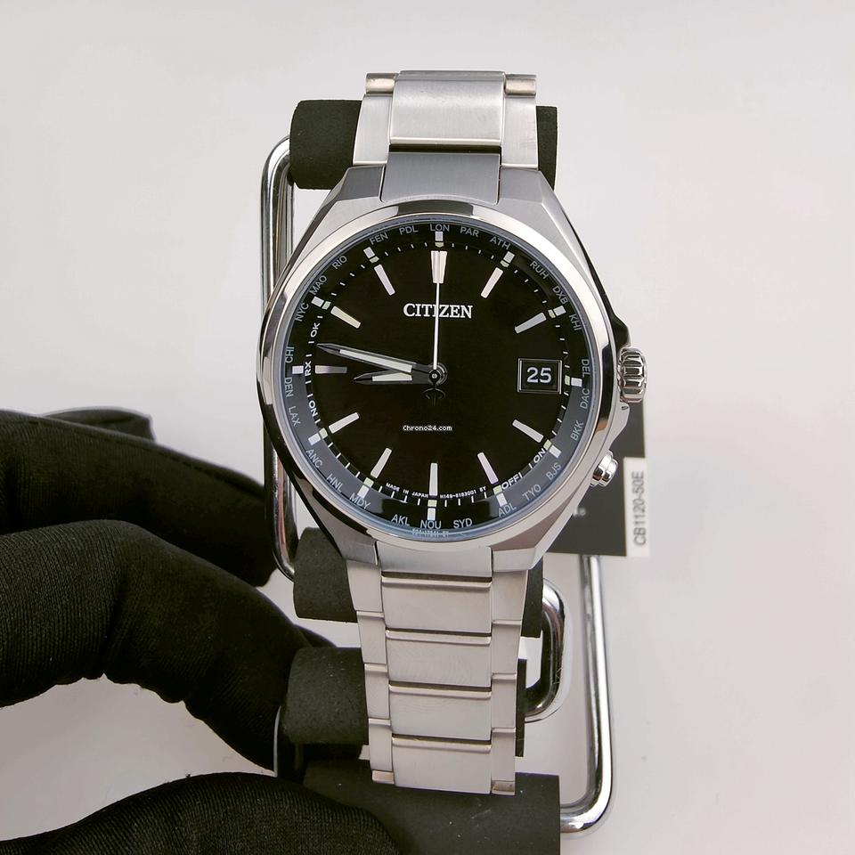 Citizen ATTESA Eco-Drive Solar Radio Men's Watch CB1120-50E for