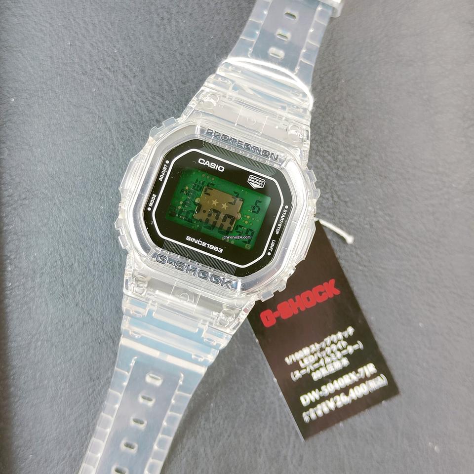 Casio G-SHOCK 40th Anniversary CLEAR REMIX men's watch for $189