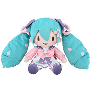 初音ミクシリーズ 雪ミク2026 ふわぷち どでかジャンボぬいぐるみ[セガ