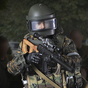 1/12 ロシア FSB アルファ部隊 マシンガンナー ベスラン 2004