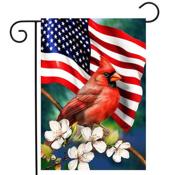 Briarwood Lane American Floral Cardinal Garden Flag - Boscov's
