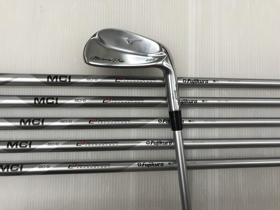 Mizuno Pro 225｜ミズノ｜アイアンセット｜MCI80（リシャフト）｜中古