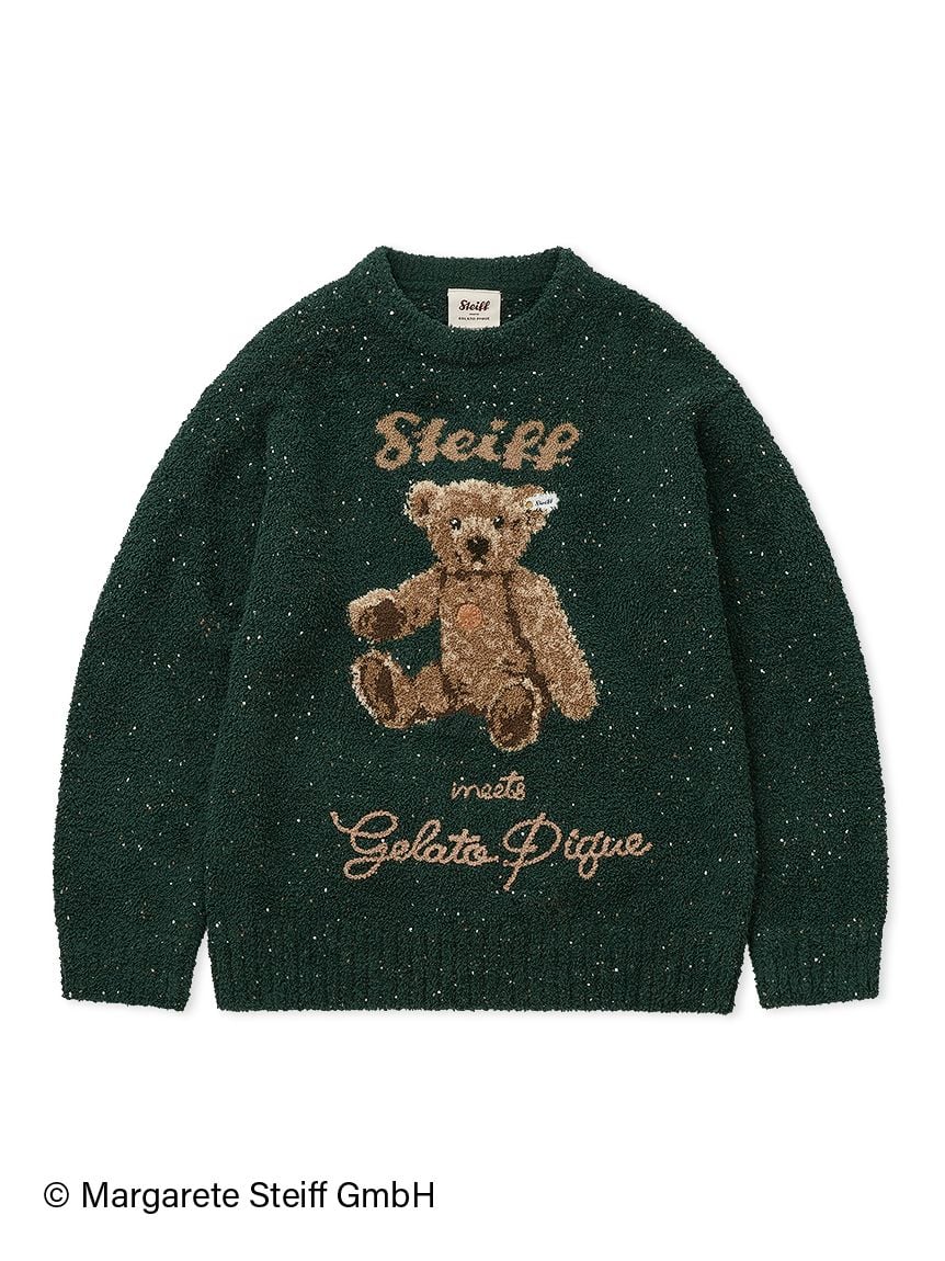 Steiff】【HOMME】パウダーネップジャガードプルオーバー(ニットプル