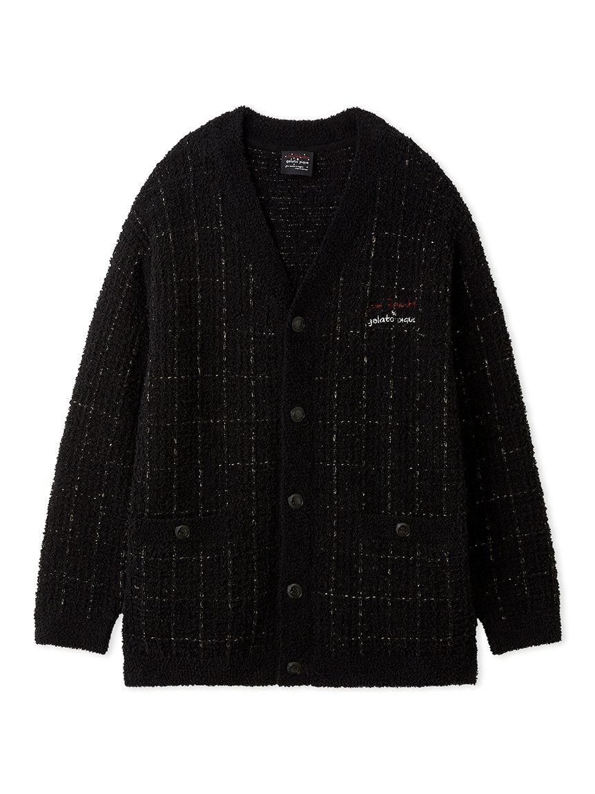 JOEL ROBUCHON】【HOMME】ツイードモコカーディガン(カーディガン